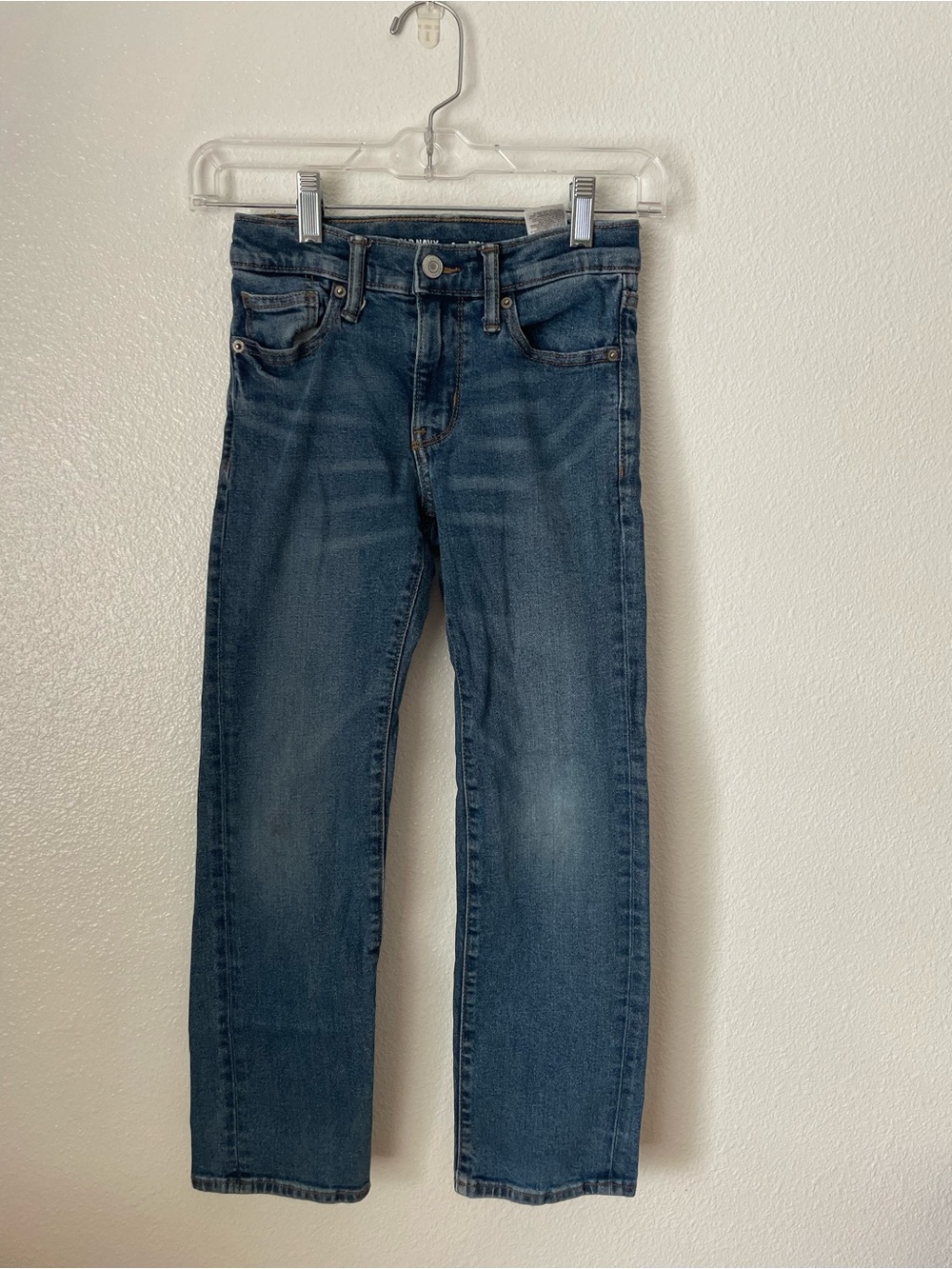 Old Navy Straight Fit Boys Jeans in Dark Blue